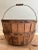 Early 1900s Apple Gathering Oak Splint Basket For Sale - Image 4 of 11