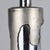 A stunning example of 1970s Brutalist lighting, this table lamp is a strikingly sculptural piece that combines industrial...
