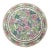 Vintage Large Pink Floral Decorative Plate For Sale