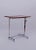 Mid-Century Modern Variett Side Table with Wheels, Chrome and Wood Look from Bremshey, 1960s For Sale - Image 3 of 10