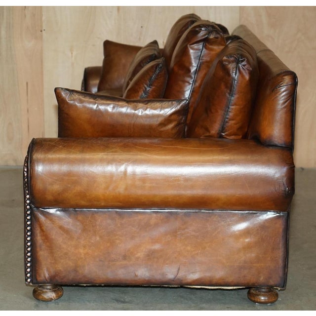 Jamaica Heritage Sofas in Brown Leather from Ralph Lauren, Set of 2 For Sale - Image 16 of 18