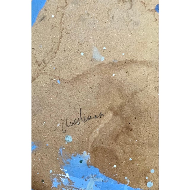 Edward Avedisian, Mod Abstract Expressionist Modernist Oil Painting Edward Avedisian Color Circles For Sale - Image 12 of 13