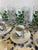 Glass 1970s Collection of Vintage Mistletoe Glassware, Espresso Cups With Saucers For Sale - Image 7 of 12
