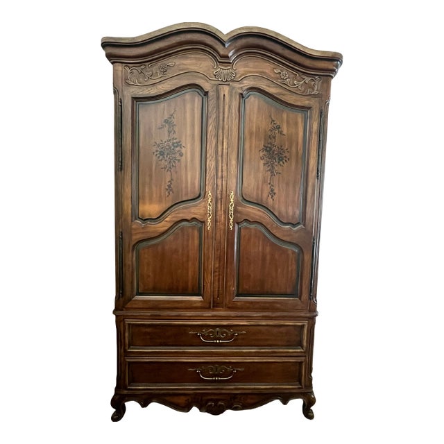 1970s Drexel Heritage Brittany Armoire For Sale