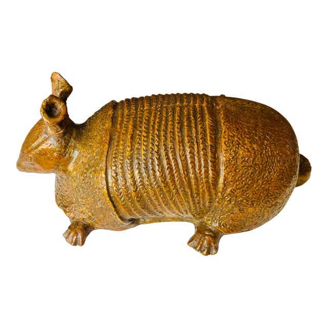 Vintage Texas Armadillo Decoy Figurine For Sale