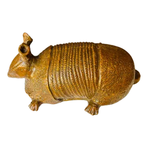 Vintage Texas Armadillo Decoy Figurine