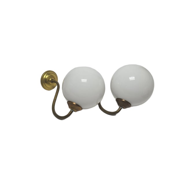 1950s Art Deco Wall Lamp, Poland, 1950s, Set of 2 For Sale - Image 5 of 13