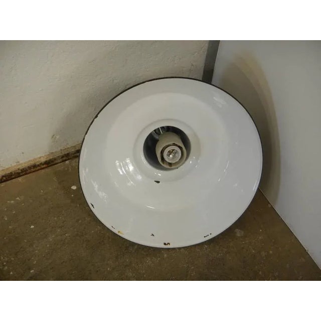 Black Black Metal D40 Ceiling Lamp, 1950s For Sale - Image 8 of 11