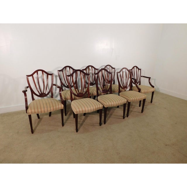 Baker Furniture Company Historic Charleston Shield Back Dining Chairs