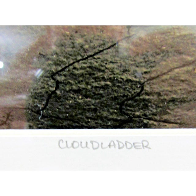 1990s Sarolta Ban Cloudladder No. 531 Digital Photo Manipulation Framed Behind Glass For Sale - Image 4 of 8