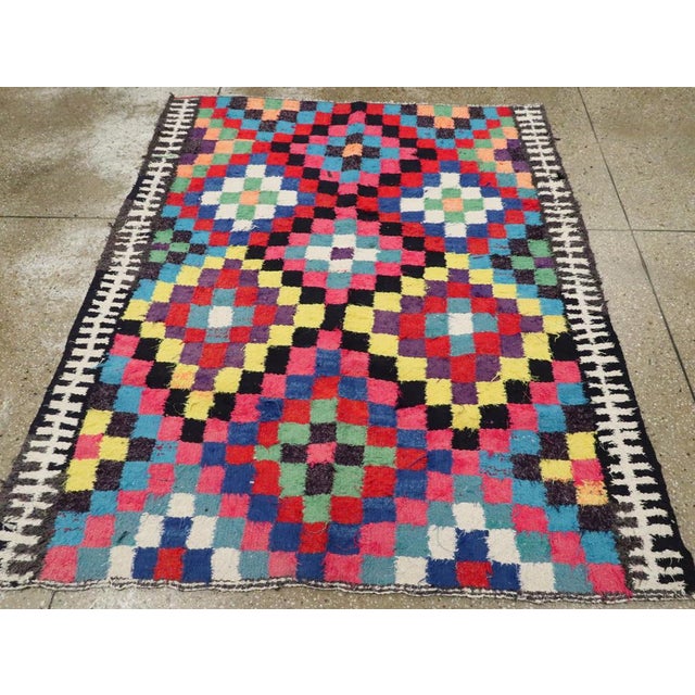 Mid 20th Century Galerie Shabab Collection Mid-20th Century Persian Flatweave Kilim Rug For Sale - Image 5 of 9