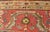 Antique Persian Sultanabad Carpet in Navy Blue Background and Rose Red Border 10'5 X 13' For Sale - Image 12 of 18