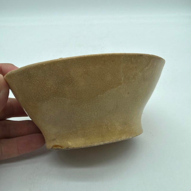 Ceramic Antique Yellowware Pineapple Pudding Mold, Probably English, 19th Century For Sale - Image 7 of 13