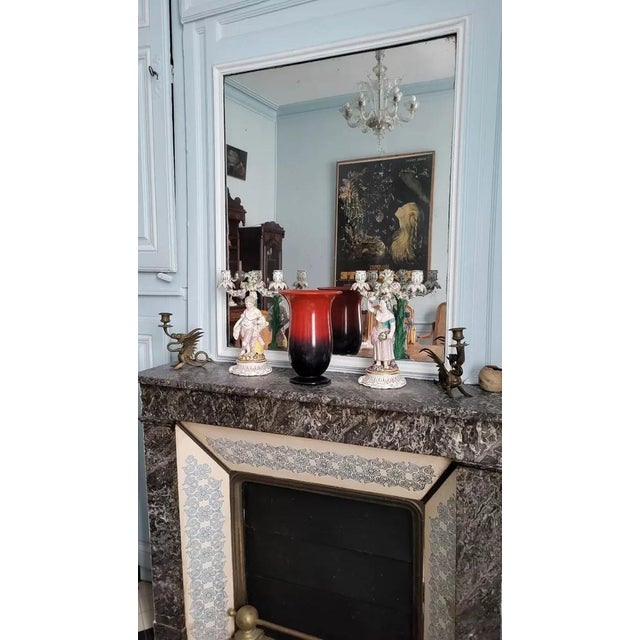 Glass Art Deco Vase from Verrerie Saint Prex, Switzerland, 1930s For Sale - Image 7 of 10