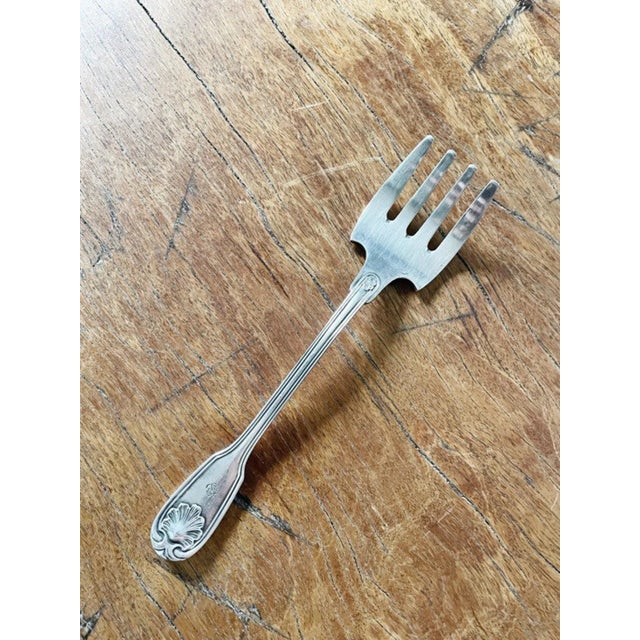 Antique Christofle Sardine Fork From Compagnie Des Messageries