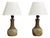 Chris Haslev, Danish Mid-Century Modern, Table Lamps, Stoneware, Denmark, 1960s Pair of 'Jeti' model stoneware lamps...