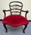 Black Antique Carved French Ladderback Armchair For Sale - Image 8 of 12