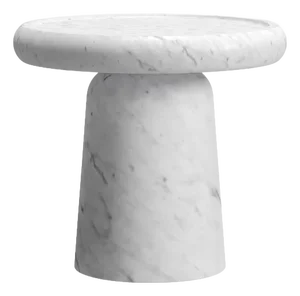 Nissa M Bianco Gioia Marble Marble Side Table by Ivan Colominas