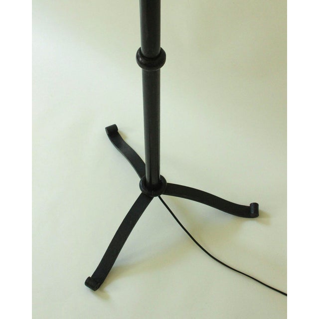 1930s Neoclassical Wrought Iron Floor Lamp, 1930s For Sale - Image 5 of 9