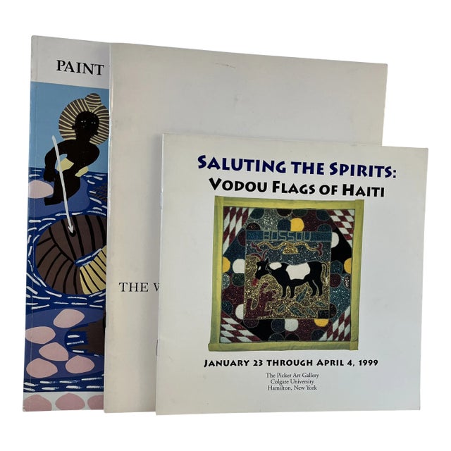 Vintage 1980s Folk Art Books - Set of 3 For Sale