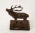 Metal Vintage Bronze and Marble Deer, 1960 For Sale - Image 7 of 10