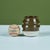 Mid-Century Modern Ribbed Stoneware Vessel with Two-tone Glaze For Sale - Image 3 of 11
