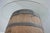 Vintage Oak Wine Barrel Table W. Glass Top For Sale - Image 13 of 13