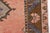 Authentic Hand-Knotted Runner, Faded Pink Vintage Rug, For Sale - Image 6 of 10