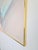 Vintage abstract painting by lee reynolds 1980 frame brass sleek frame. Simple and in good condition. Canvas also in good...