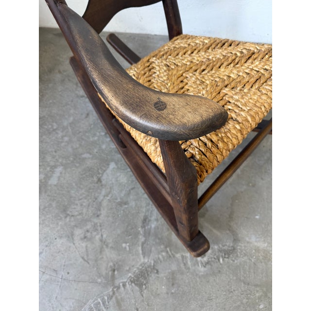 Antique French Rocking Chair, 1900s For Sale - Image 15 of 18