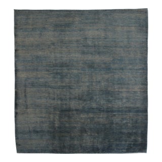 Vintage Hand-Knotted Persian Gabbeh Rug 8'8" X 9'3" For Sale