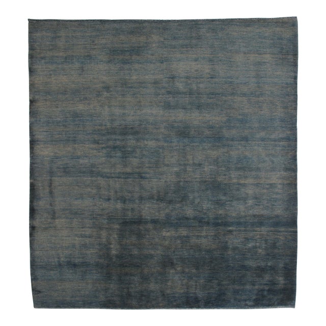 Vintage Hand-Knotted Persian Gabbeh Rug 8'8" X 9'3" For Sale