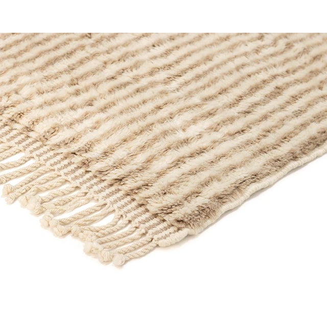 Early 21st Century Hand-Knotted Wool Rug by Azele Studio For Sale - Image 5 of 9