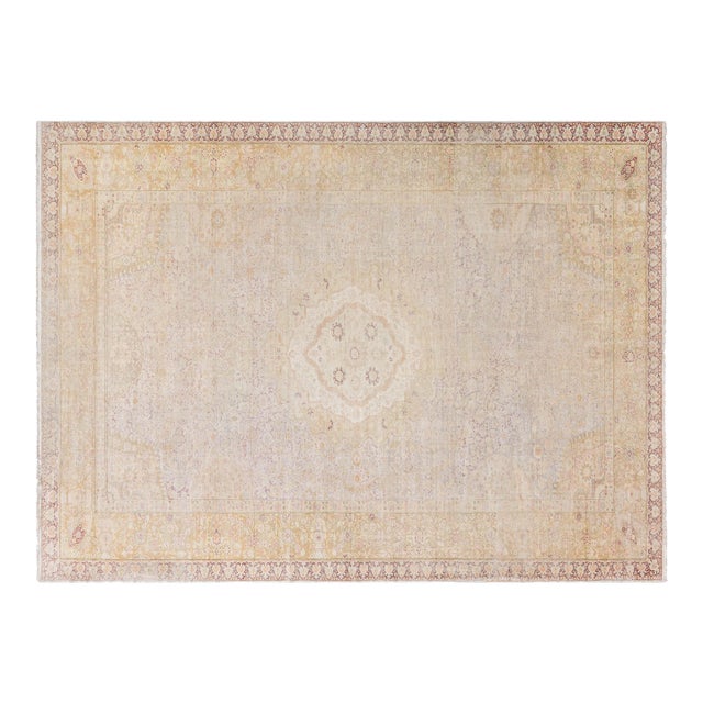 Antique Turkish Silk Sivas Rug For Sale