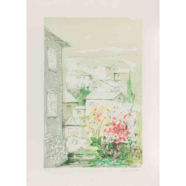 Ernesto Piccolo, Urban Landscape, Lithograph, 2000s For Sale - Image 3 of 3