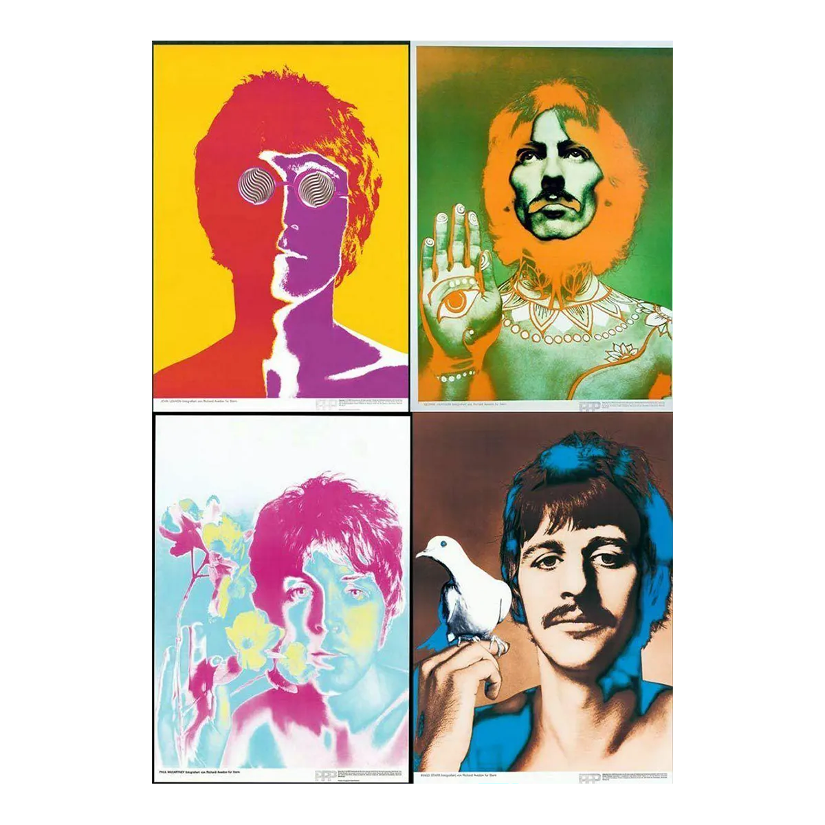 The Beatles by Richard Avedon for Stern 1967 Posters, Original