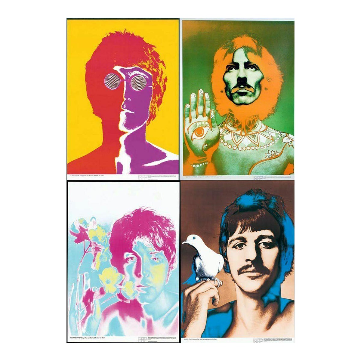 The Beatles by Richard Avedon for Stern 1967 Posters, Original
