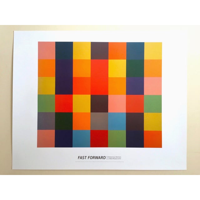 Ellsworth Kelly Modernist Offset Lithograph Print Museum Exhibition