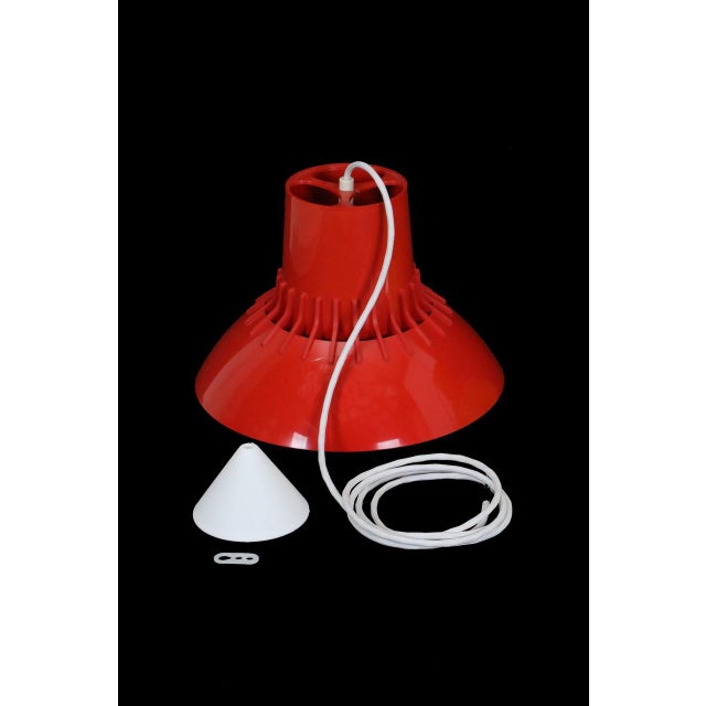 Danish Space Age Pendant Lamp by Svend Middelboe for Nordisk Solar Compagni, 1970s For Sale - Image 9 of 13