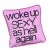 Velvet Pink-On-Pink "Woke Up Sexy as Hell Again" Feather Down Pillow For Sale - Image 6 of 6