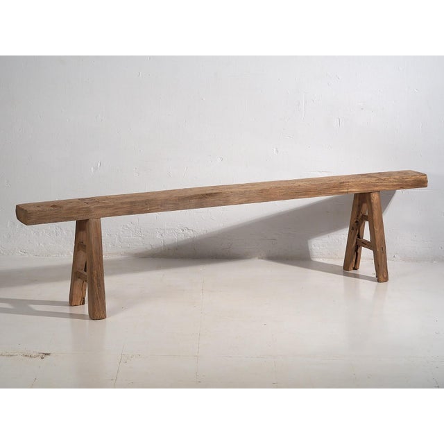 Large Antique Bench, 1870s For Sale - Image 12 of 15
