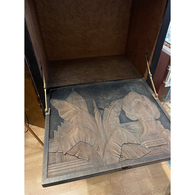 Blackened Wood Cabinet by Georges Henri Laurent, 1880s For Sale - Image 10 of 16