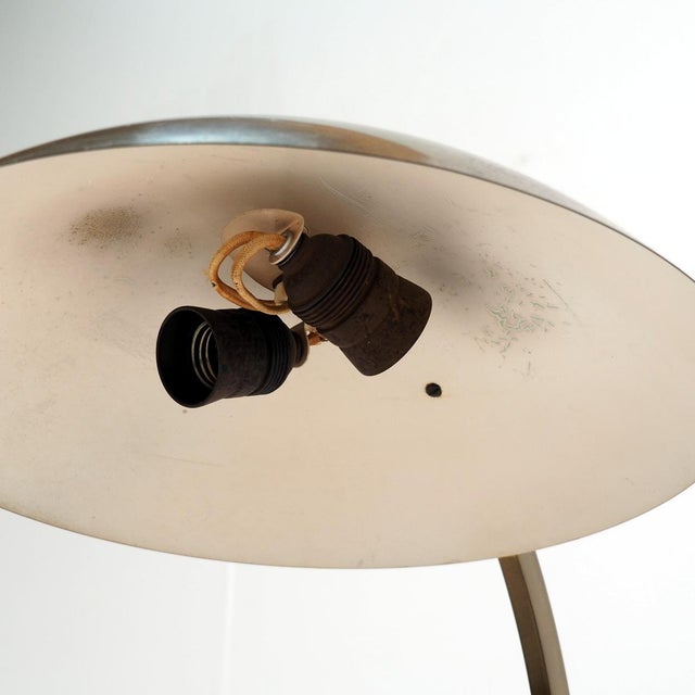 Metal Vintage Table Lamp by Josef Brumberg, 1950s For Sale - Image 7 of 12