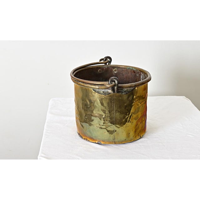 Metal French 19th Century Brass Cooking Pot For Sale - Image 7 of 9