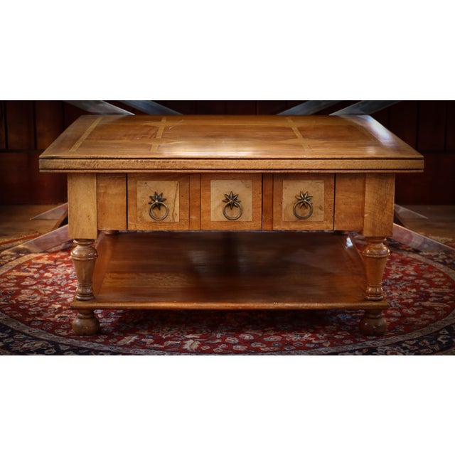 Flagstone Coffee Table with Drawers from Barker & Stonehouse, 2010s For Sale - Image 6 of 10