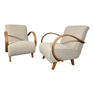 Lounge Chairs from Jindrich Halabala, 1940s, Set of 2 For Sale