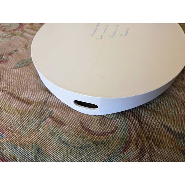 Beige Artisans De Provence France Hand-Painted 19" Dresser Tray For Sale - Image 8 of 8