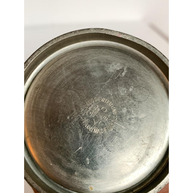 Silver Antique & Vintage Pewter Measuring Cups - A Set of 9 For Sale - Image 8 of 16