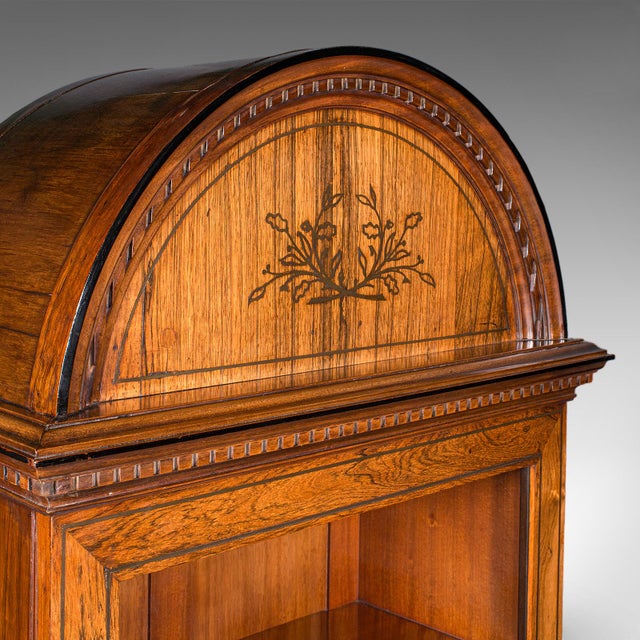 Tall Antique Display Cabinet, English, Glazed Bookcase on Stand, Regency, c.1820 For Sale - Image 6 of 12