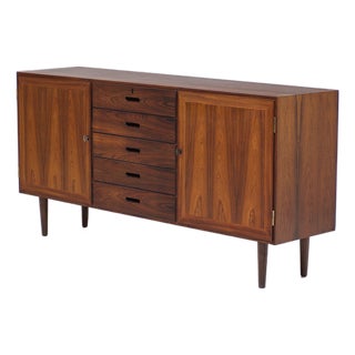 Vintage Danish Sideboard with Drawers by Kai Winding, 1960s For Sale